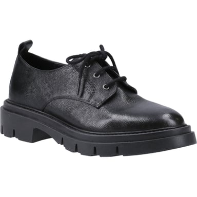 Hush Puppies Ruby Leder Damen Schwarz Schuhe