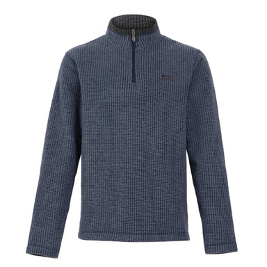 Weird Fish - "Newark" Fleece-Oberteil mit kurzem Reißverschluss für Herren (Marineblau)