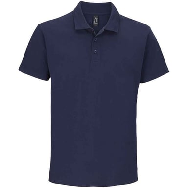SOLS Herren Summer II Pique Polo-Shirt, Kurzarm (Dunkelblau)