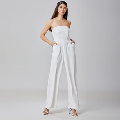 Minimalistischer Bustier-Overall