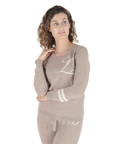 Pull Ras Du Cou En Cachemire Crown Of Edinburgh Stockbridge Camel L