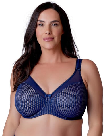 B541 Berlei Beauty Stripe Smoothing Minimiser Bra