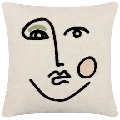 furn. Cleo Linear Woven Polyester Filled Cushion
