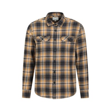 Mountain Warehouse - "Trace" Hemd für Herren Langärmlig (Weiches Gelb)
