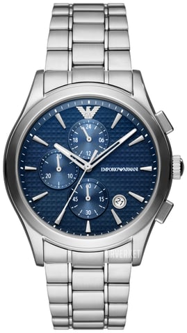 Emporio Armani Paolo Silber Herren Armbanduhr AR11528