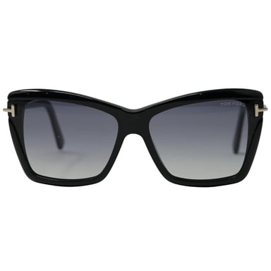 Tom Ford Leah Ft0849 01B Schwarze Sonnenbrille