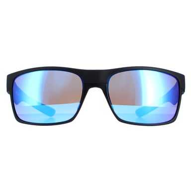 Oakley Rectangle Mens Matte Black Prizm Sapphire Polarized TwoFace
