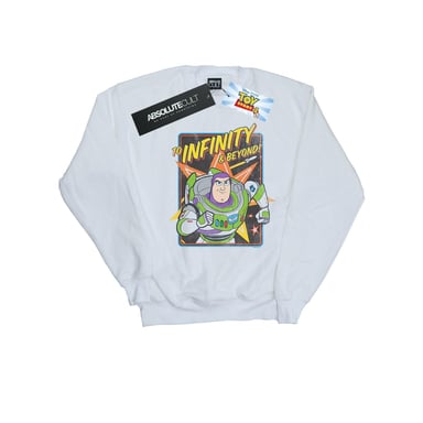 Disney Herren Toy Story 4 Buzz bis zur Unendlichkeit Sweatshirt (weiß)
