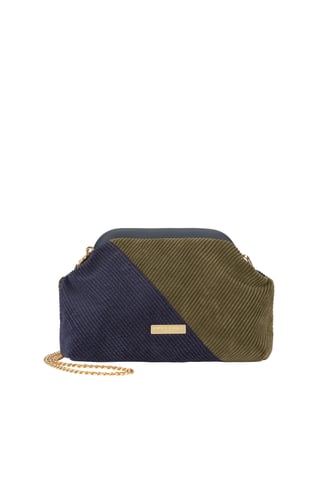 Laura Ashley Umhängetasche in Marineblau-Grün