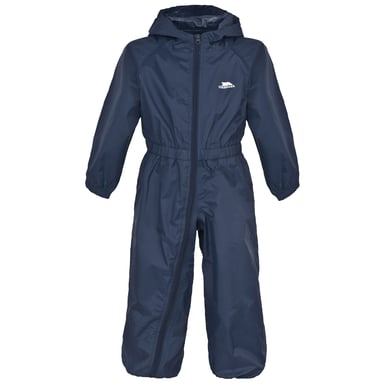 Trespass Kids Unisex Dripdrop gepolsterter wasserdichter Regenanzug (Marineblau)