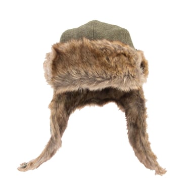 Accessories New Era Harris Tweed Trapper Hat in Green