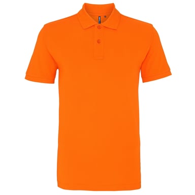 Asquith & Fox Herren-Poloshirt mit kurzen Ärmeln (Orange)
