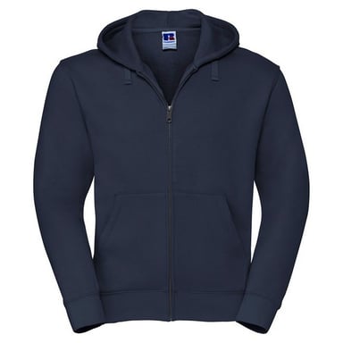 Russell - "Authentic" Hoodie mit durchgehendem Reißverschluss für Herren (Dunkelblau)