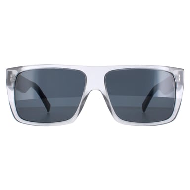 Marc Jacobs Rectangle Unisex Transparent Grau und Schwarz Grau 096/S