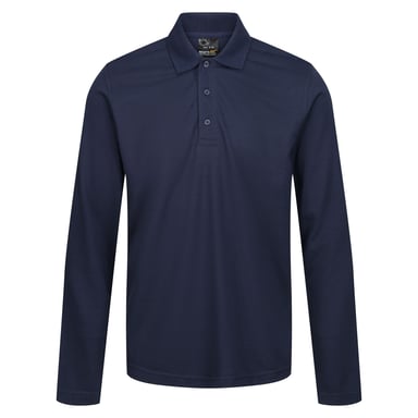 Regatta - "Pro" Poloshirt für Herren Langärmlig (Marineblau)