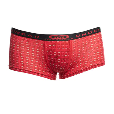 Atmungsaktive Jungen-Boxershorts aus Stoff LPG1007 mit anatomischer Vorderseite