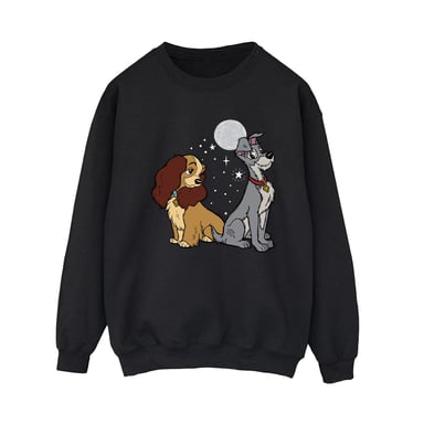 Disney - "Lady And The Tramp" Sweatshirt für Damen (Schwarz)