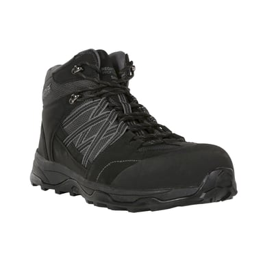 Regatta Herren Claystone S3 Sicherheitsstiefel (Schwarz/Granit)