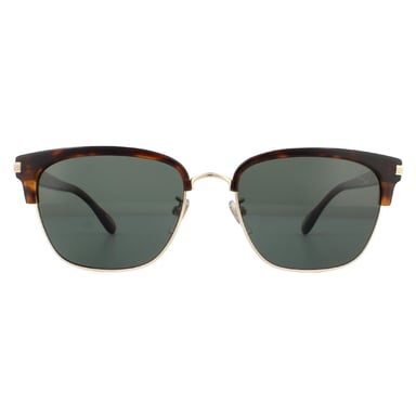 Dunhill Sonnenbrille SDH196M 300Z Glänzend Rose Gold Schwarz Etwas Grau