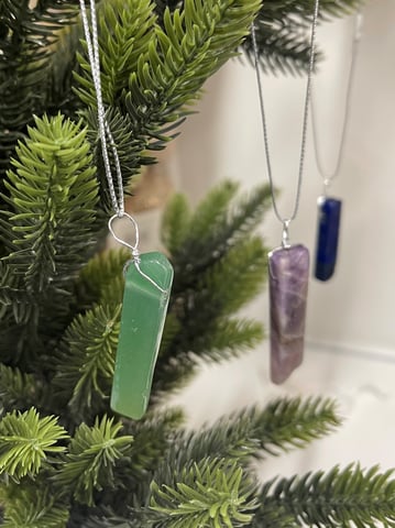 Title 20 Pack Crystal Christmas Tree Hanging Ornaments