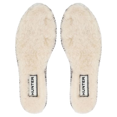 Hunter Insulated Shearling Beige Einlegesohlen-Schuhe für Kinder