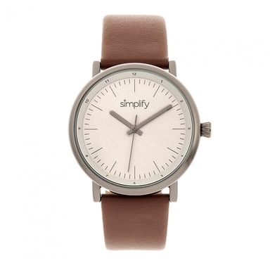 Vereinfachen Sie die 6200 Lederarmbanduhr