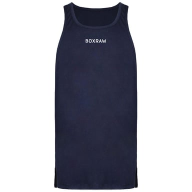 BoxRaw SMRT-TEC Marineblaues Stringer-Tanktop für Herren