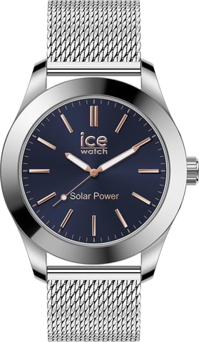 Ice Watch Ice Steel - Silber Dunkelblau Herren Silber Uhr 023794