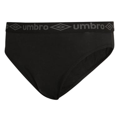 Umbro Mens Plain Briefs (3er Pack) (Schwarz)