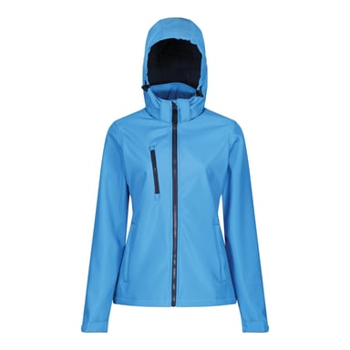 Regatta - VENTURER Softshelljacke - Damen (Hellblau/Marineblau)