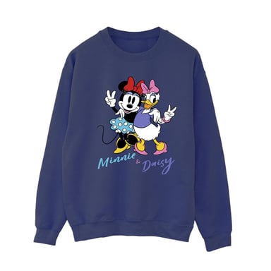 Disney Damen/Damen Minnie Mouse und Daisy Sweatshirt (Marineblau)