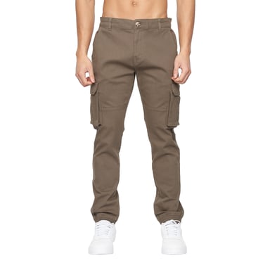 Crosshatch - "Frentons" Cargo-Hose für Herren (Khaki)
