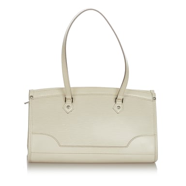 Vintage Louis Vuitton Epi Madeleine PM White