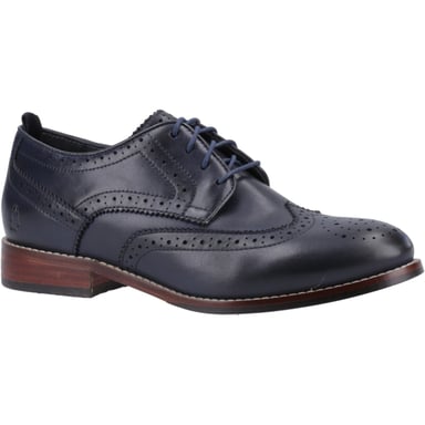 Hush Puppies Natalia Leder Damen Navy Brogues Schuhe