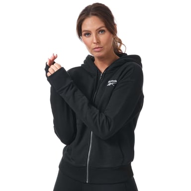 Reebok Identity Zip-Up Track Top für Frauen in Schwarz