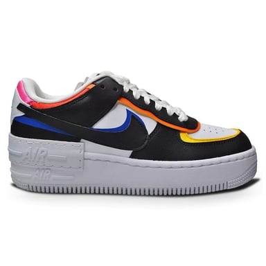 Nike AF1 Shadow Schnüre-up Multicolor-Leder-Damen-Trainer DC4462 100