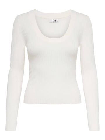 JDY geripptes Top JDYPLUM gebrochenes Weiß