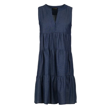A-Linien-Kleid im Denim-Stil