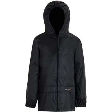 Regatta Great Outdoors Kinder/Kinder Stormbreak Wasserdichte Jacke (Schwarz)