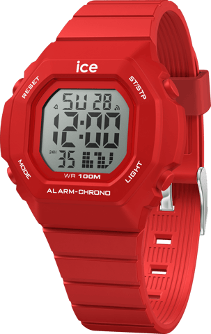 Ice Watch Ice Digit Ultra - Red Rot Damen Armbanduhr 022099 -