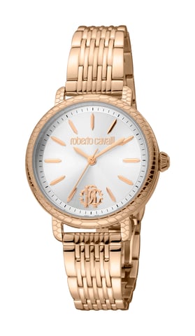RC5L034M0065 Roberto Cavalli Damen Quarz Silber Edelstahl 5 ATM 32 mm Uhr