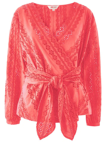 Broderie Anglais Wrap Blouse