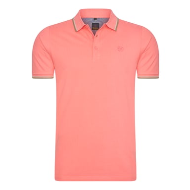 Tipped Polo Edward von Mario Russo in der farbe Rosa und in größe L.