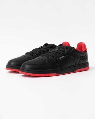 Hugo Hadrian Tennis Herren Schwarze Turnschuhe