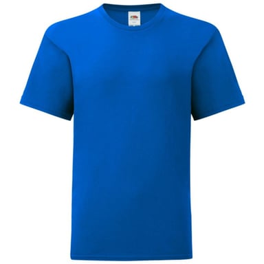 Fruit Of The Loom - T-shirt manches courtes ICONIC - Unisexe (Bleu roi)