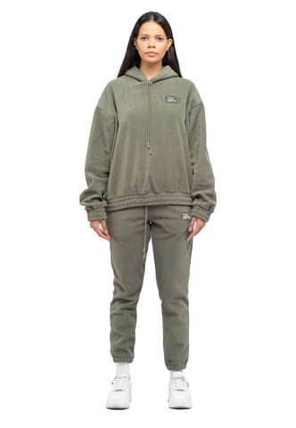 Tom Barron Damen-Fleece-Trainingsanzug mit Abzeichen