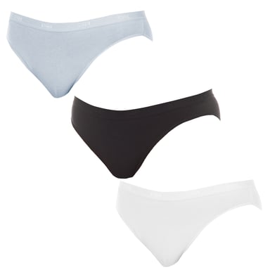 Pack-3 Les Pockets Höschen elastischen Stoff D4H00 Frau