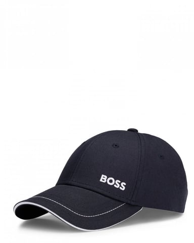 BOSS Green Cap-1 Mens Cotton-Twill Cap With Logo Detail