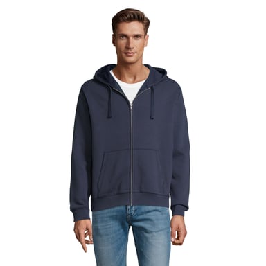 SOLS - "Spike" Hoodie mit durchgehendem Reißverschluss für Herren (Dunkelblau)