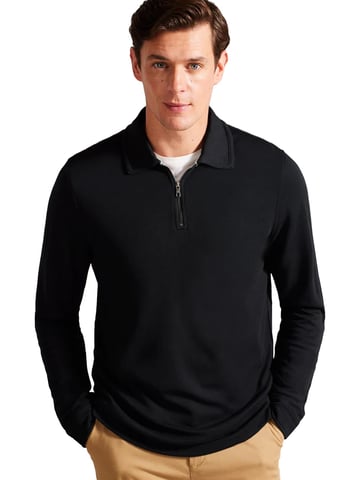 Ted Baker | Herren Langarm-Poloshirt - Karpol